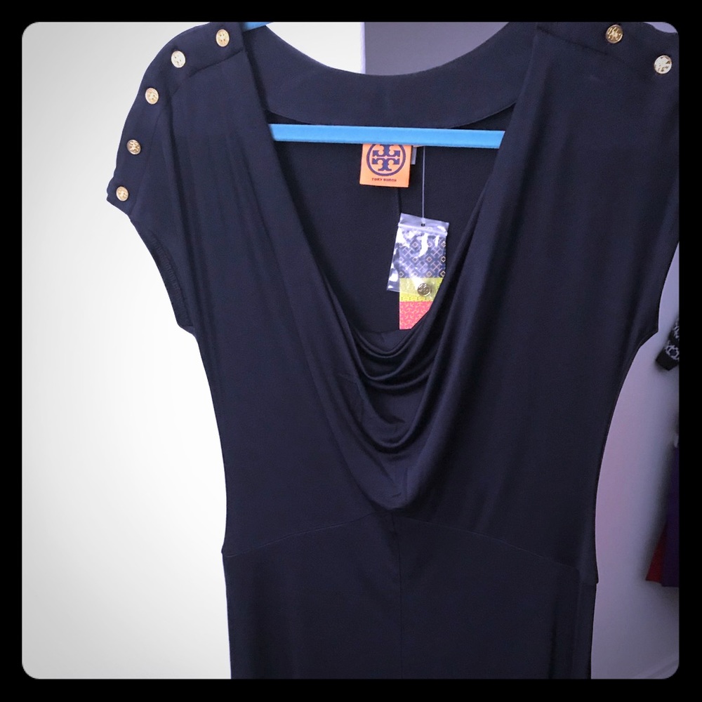 NWT Tory Burch Candice Dress - Navy Size 4